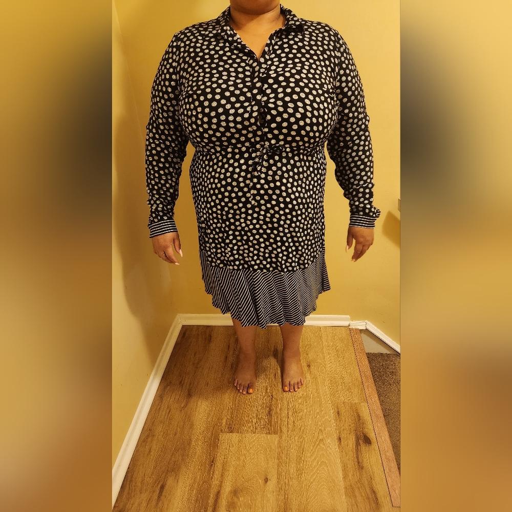 Junarose Black and white dress